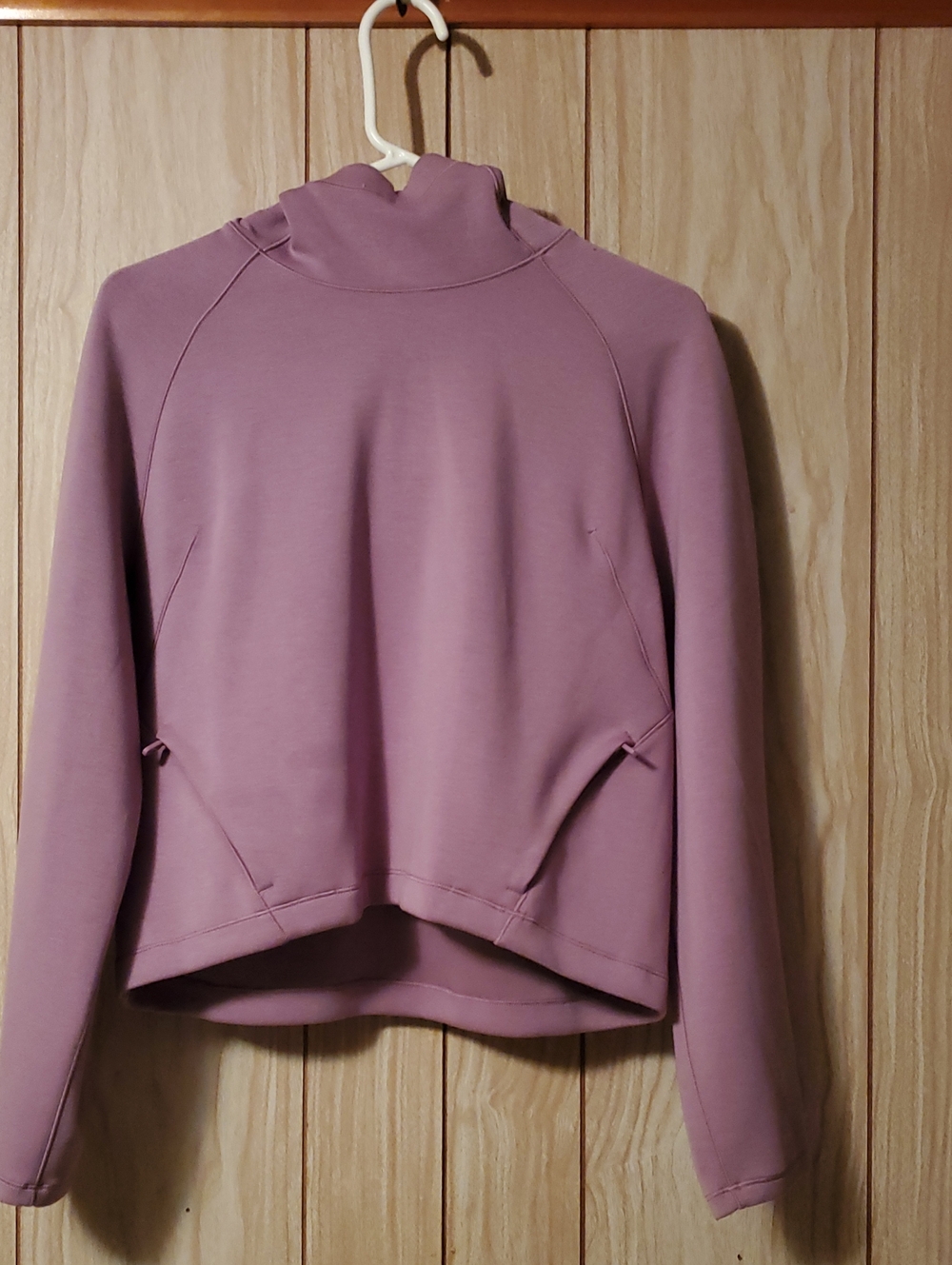 lululemon athletica Dusty Mauve Funnel Neck Pullover